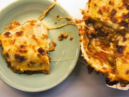 Extra Cheesy Bacon Lasagna