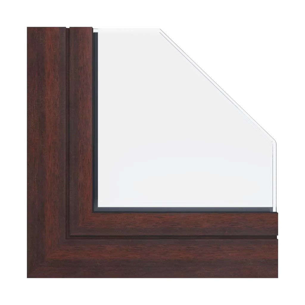 Mahogany wood effect