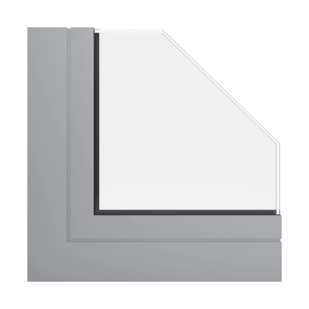 RAL 9006 White aluminum