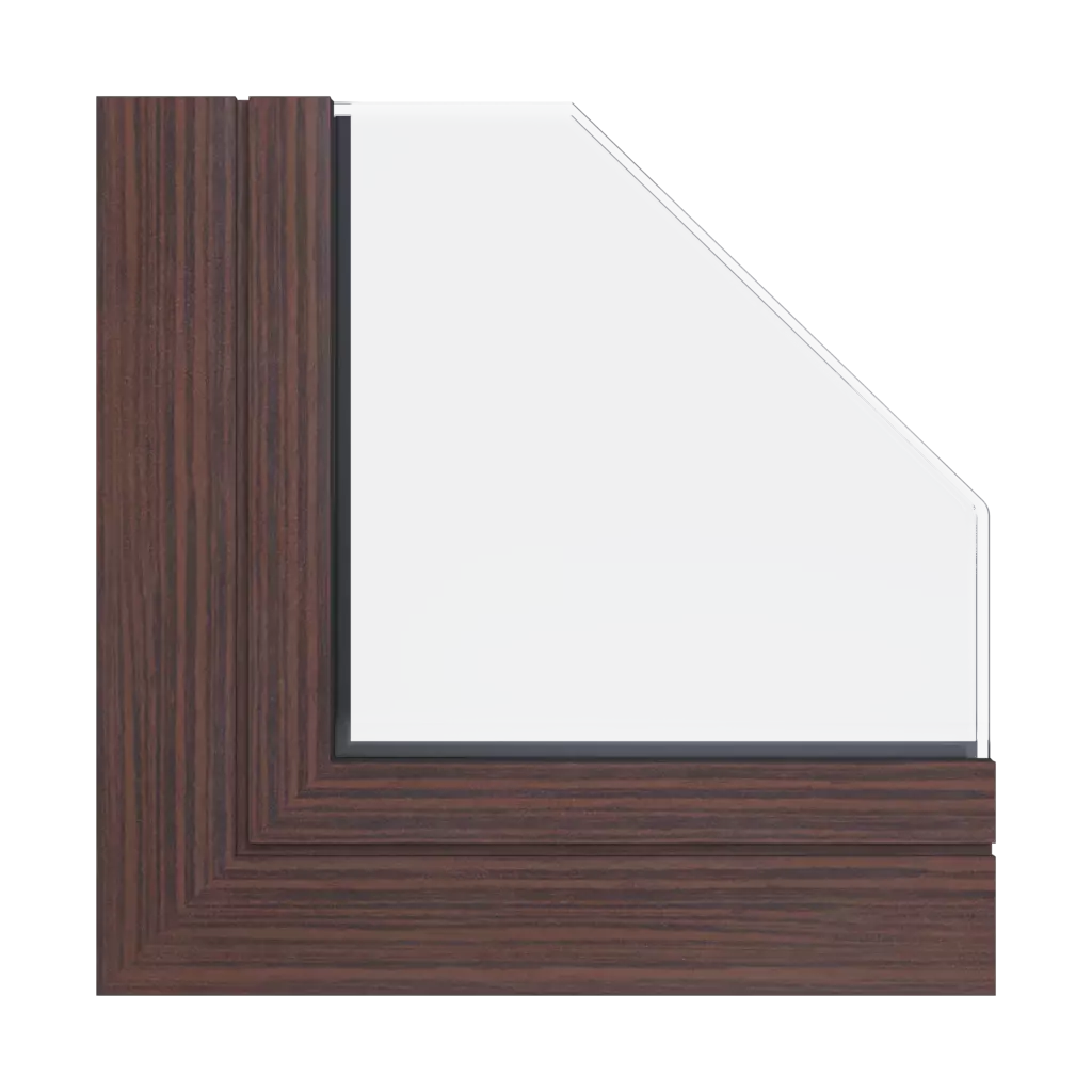 Dark mahogany woodÂ