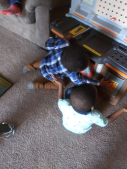 Jaydan and his cousin