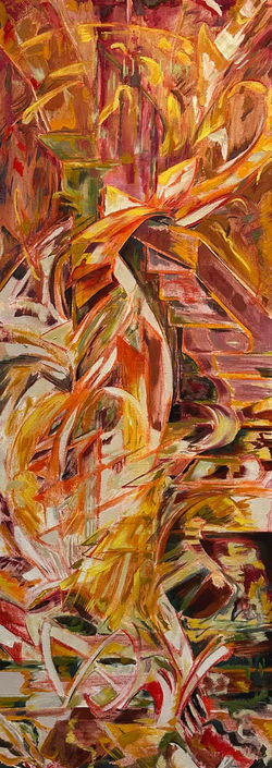 oil on Untitled, oil on canvas, 2023