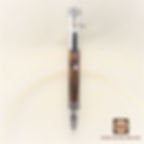 Miniature : Stylo Formule 1 (F1) en Ziricote (Bois exotique) plaquage Chrome V1)