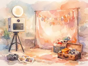 Eine Fotobox in weniger als 10 Minuten aufstellen