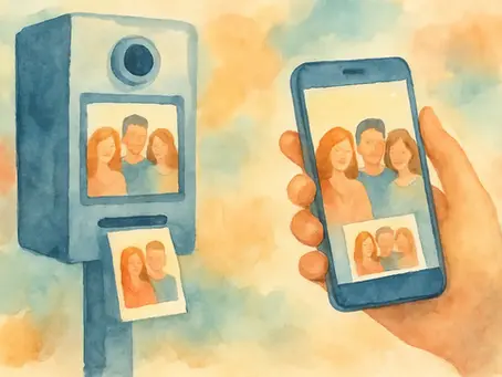 Partage direct: du photobooth au smartphone
