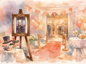 Photobooth pour inauguration de magasin