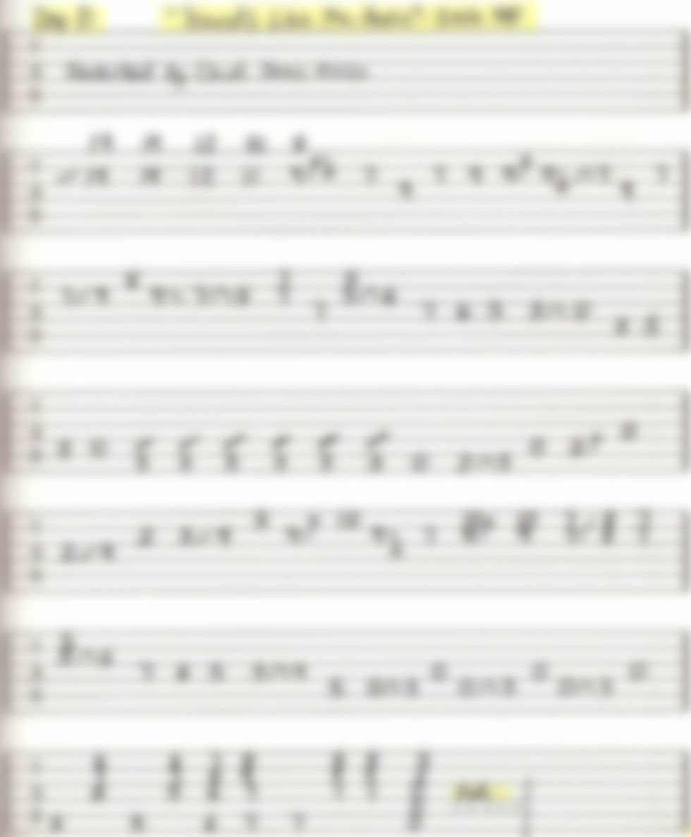 Zach Top "Sounds Like The Radio" Solo TAB