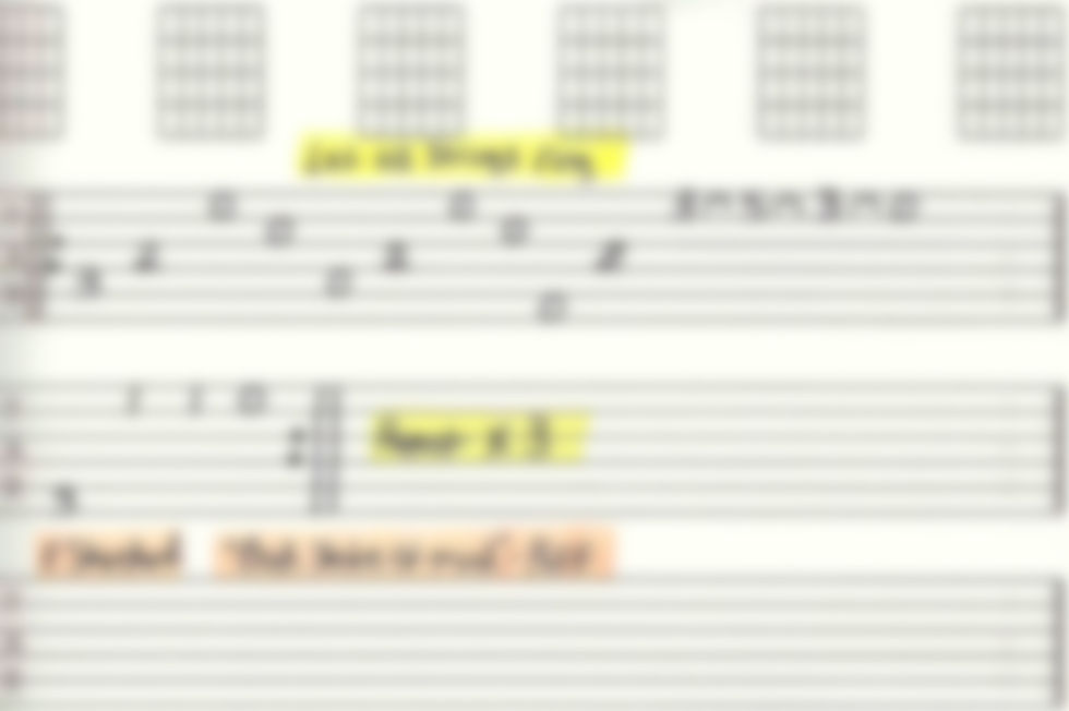 Thumbnail: Treaty Oak Revival "Bad State Of Mind" Solo & Riff TAB