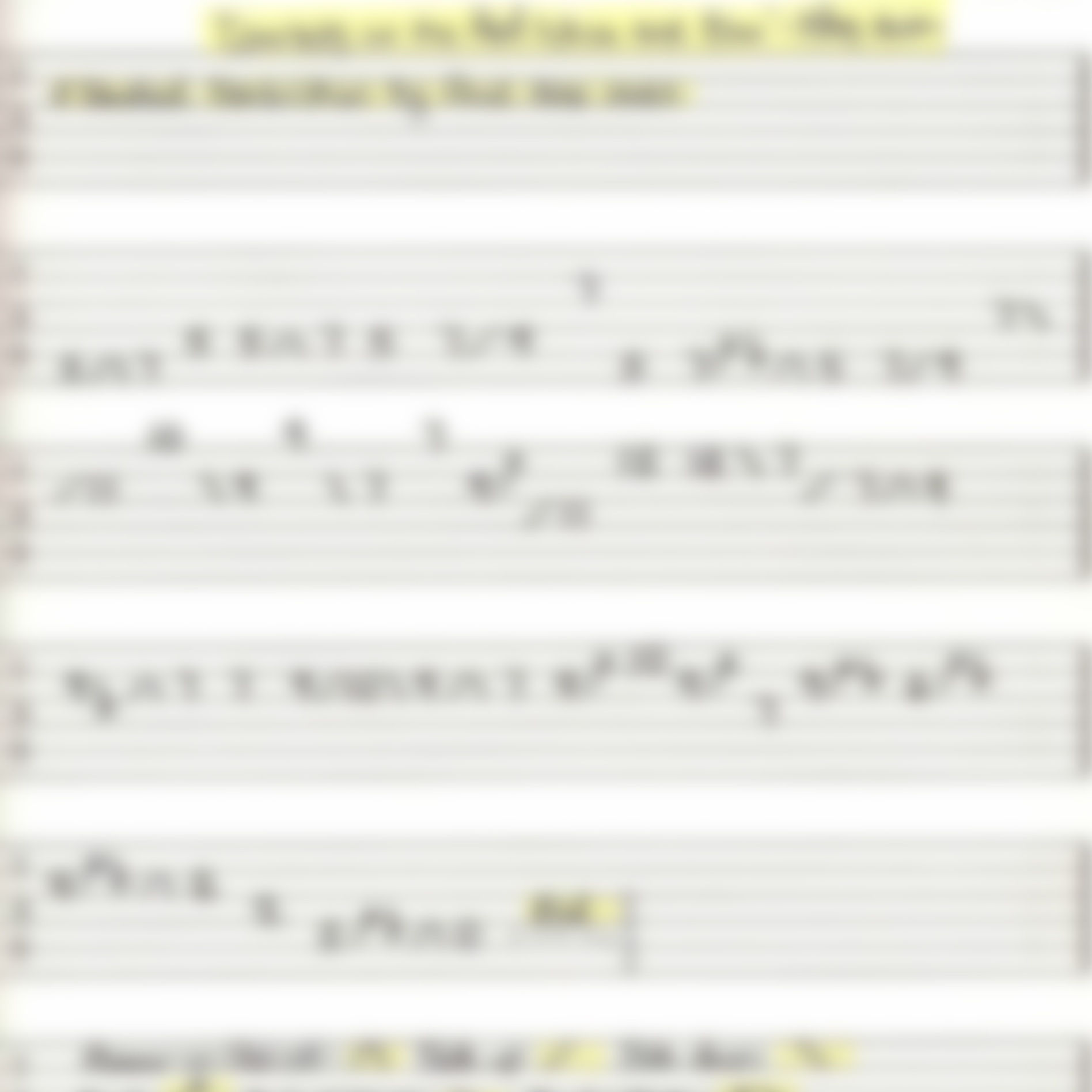 Toby Keith "Courtesy of the Red White and Blue'" main Solo TAB