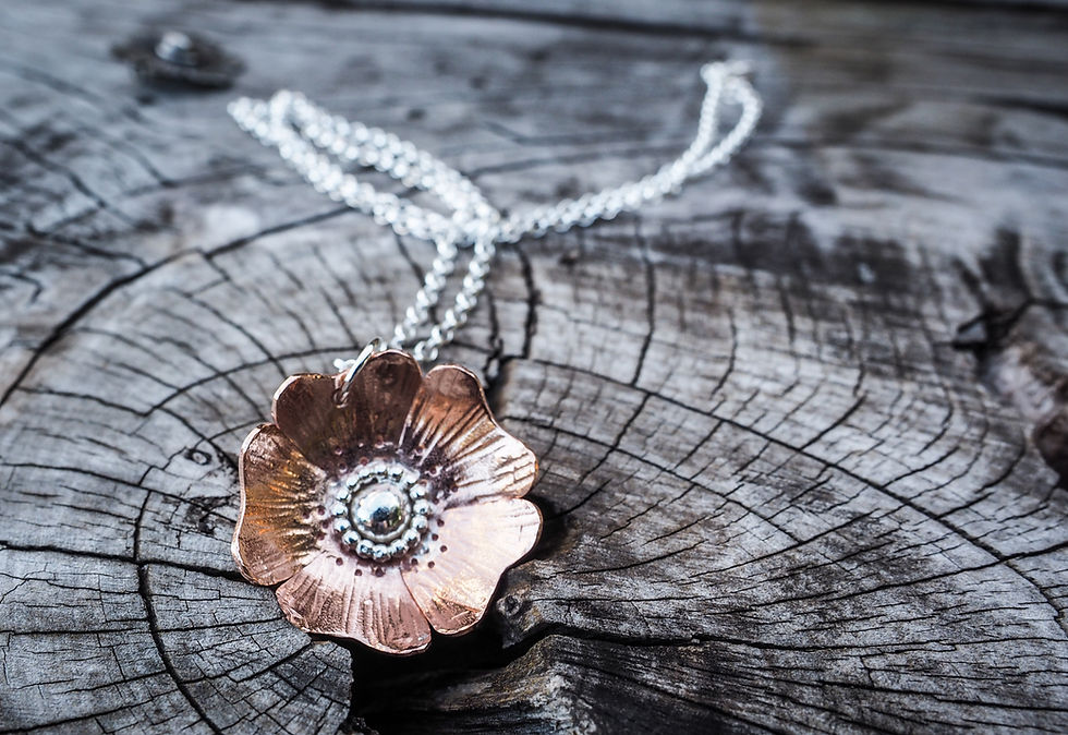 Copper Poppy for Anzac
