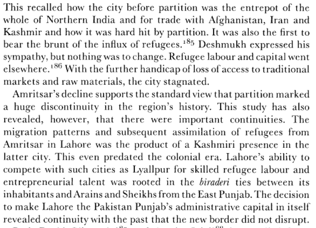 JOURNAL ARTICLE
A Tale of Two Cities: The Aftermath of Partition for Lahore and Amritsar 1947-1957 content media