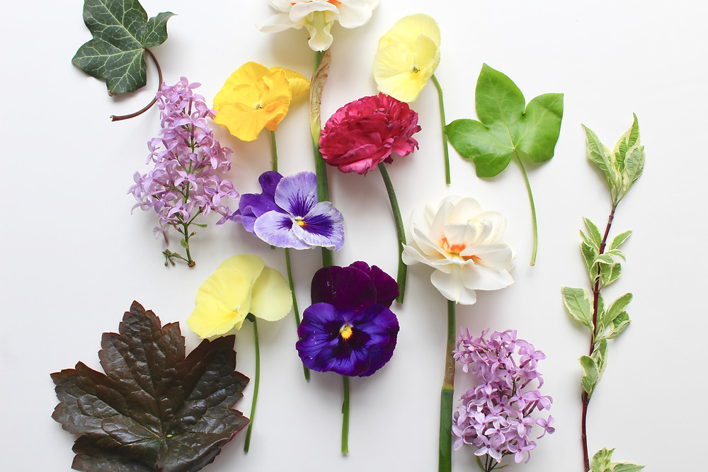 pressed, flowers