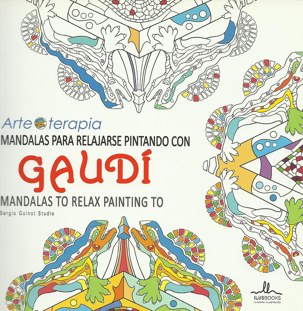 Mandalas Para Relajarse Pintando Con Gaudí de Sergio Guinot Studio