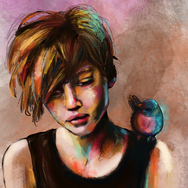 Bird support
digital gemalt
auf Holz gedruckt