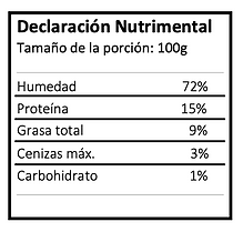 Declaración nutrimental información nutrimental contenido alimenticio