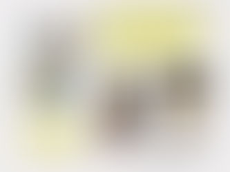 moodboard met celestial yellow voorbeelden, een model van dries van noten 2025 een model met een combiantie en jolie laid uiterlijk, behang in celestial yellow en een interieur met een murial behang van behance waarop de kleur celestial yellow voorkomt met roze gecombineerd