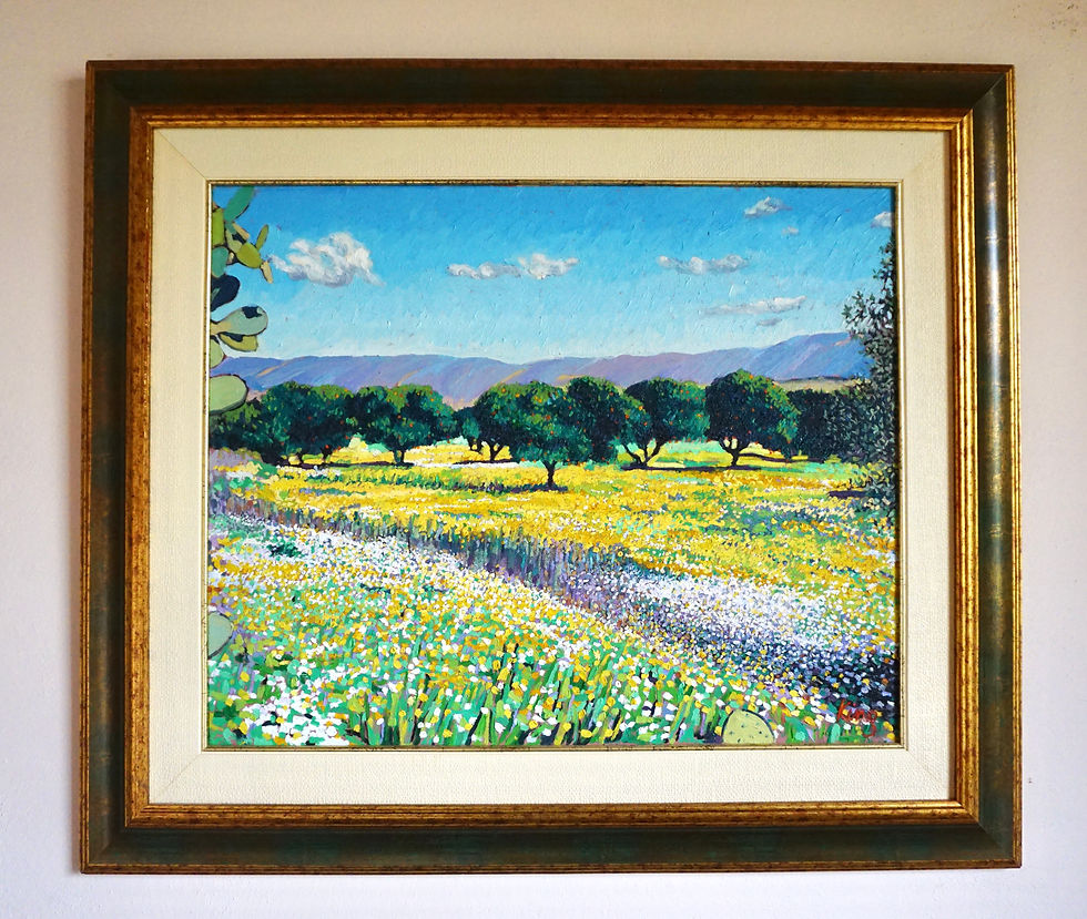 Thumbnail: Orange Trees in Yellow Field