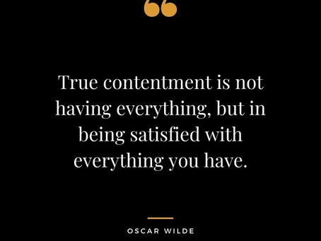 CONTENTMENT