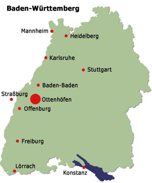 Ferienwohnung Ottenhöfen Anfahrt