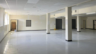 Cafeteria in the former FWISD Applied Learning Academy building.
