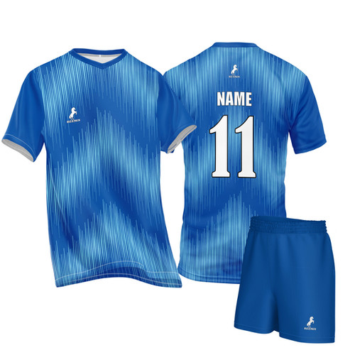 Volleyball Playing Kit Dryfit Royal BlueSky Blue RVB48 REENIX.IN