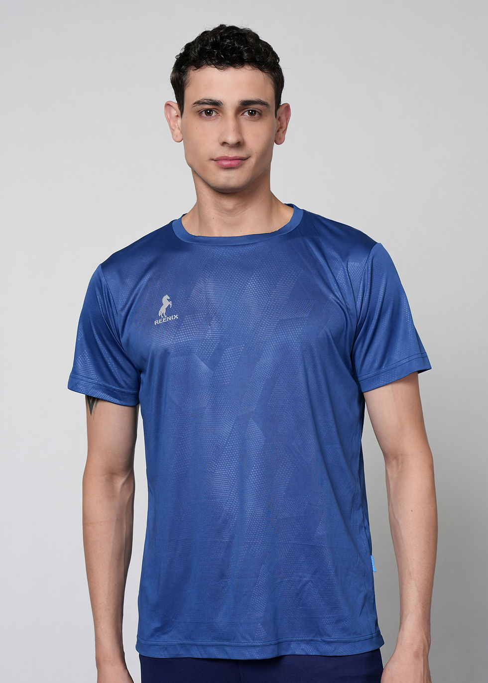 Thumbnail: T-Shirt Cement Blue Roundneck-Limited SKT156