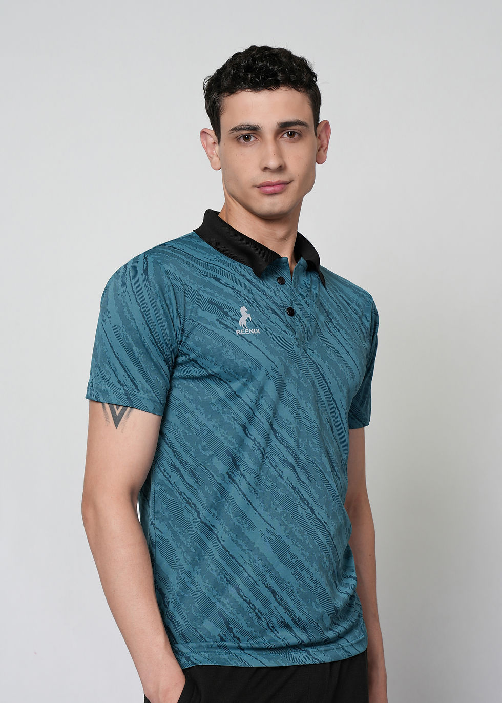 Thumbnail: T-Shirt Polo Green Collared-Limited SKT160