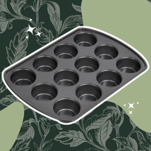 Wilton Gold Premium Non-Stick Warp-Resistant Bakeware, Made without PFAs, Muffin Pan, 12-cup, 10.5 x 15 x 1.4 in, Packaging May Vary