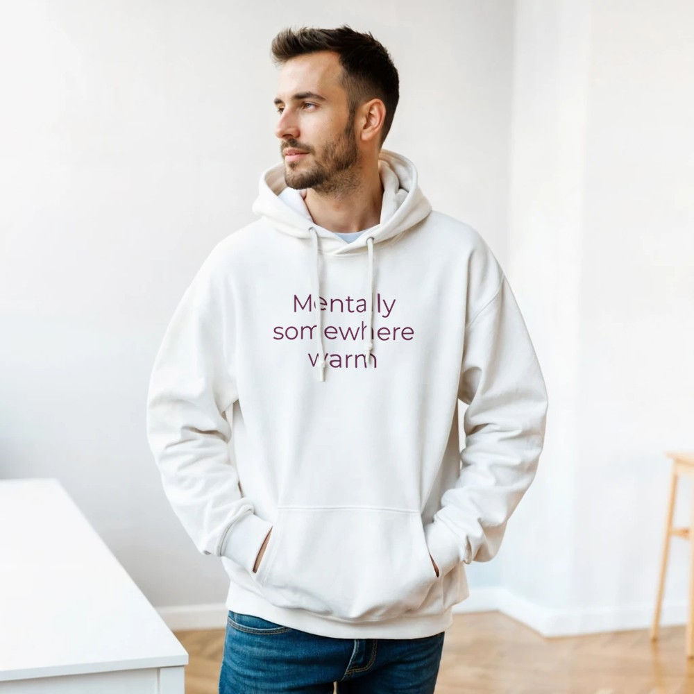 Cozy Modern Hoodie – Unisex, Soft Blend, Double-Lined Hood