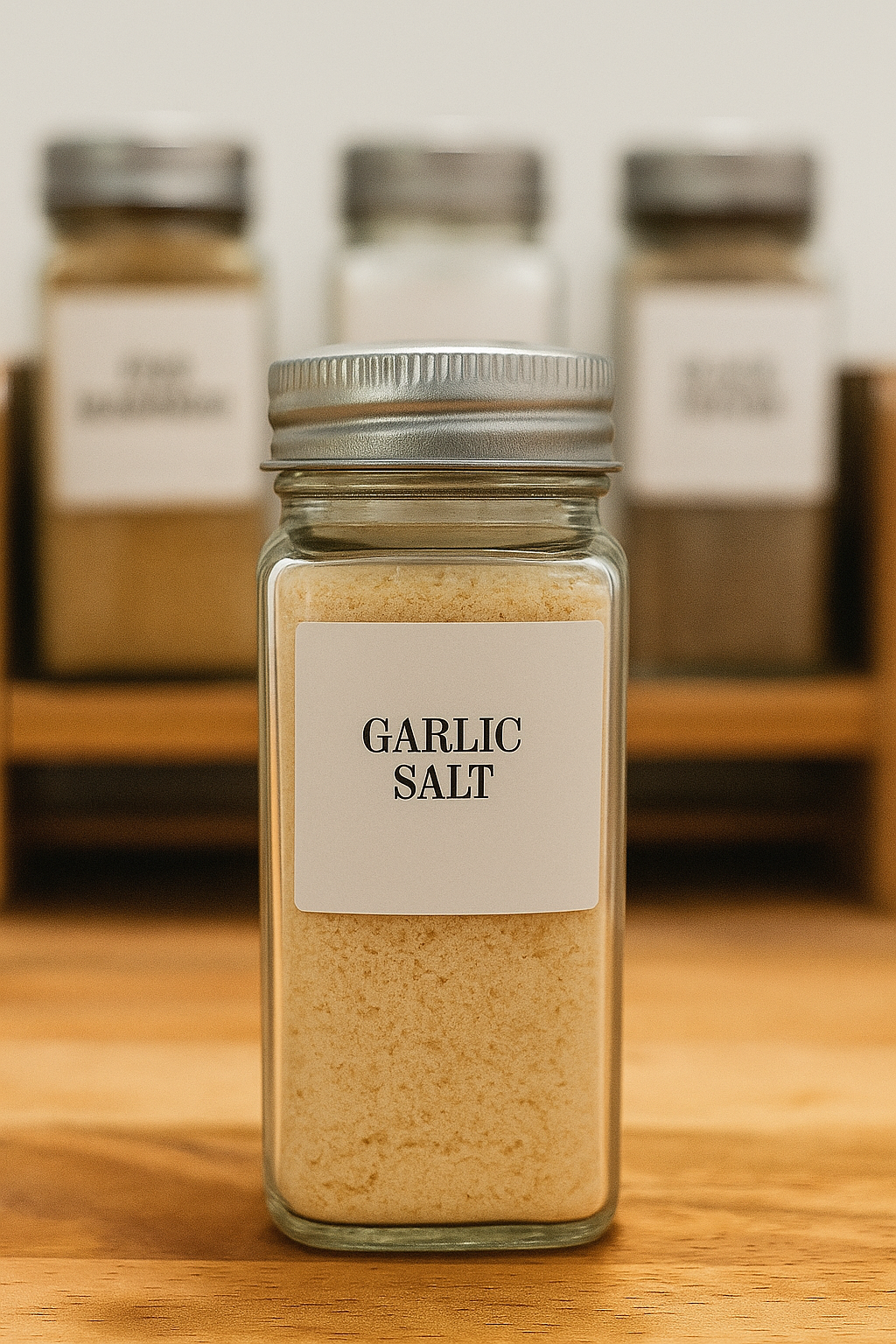 Homemade Garlic Salt - One Sprinkle. Big Flavor.