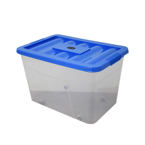 Caja de plastico transparente con tapa Erick 37