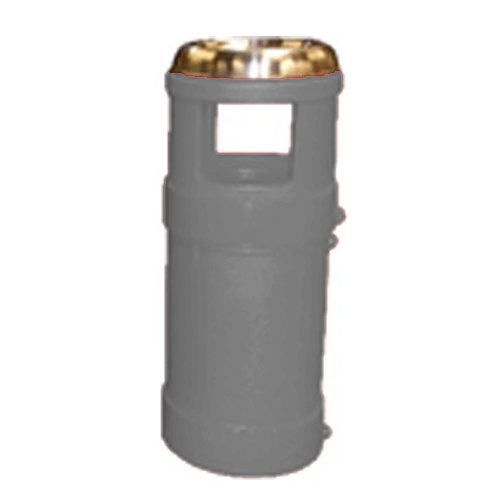 Contenedor TS-EXPRESS Gris Con Cenicero