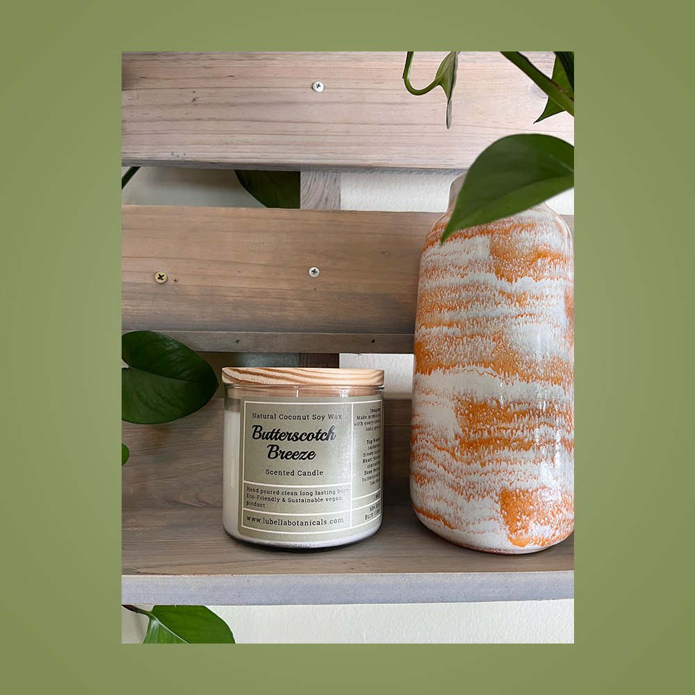 "Butterscotch Breeze"- Coconut Soy Candle