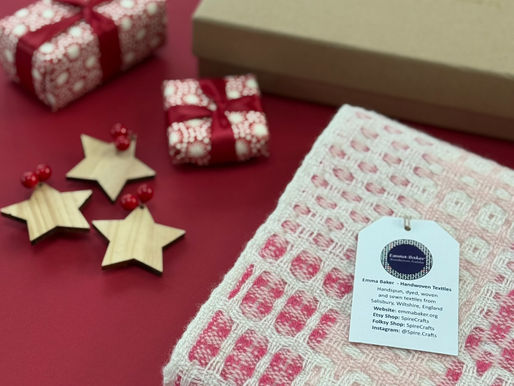 8 Handwoven Christmas gifts for her - stocking filler to luxury designer scarf