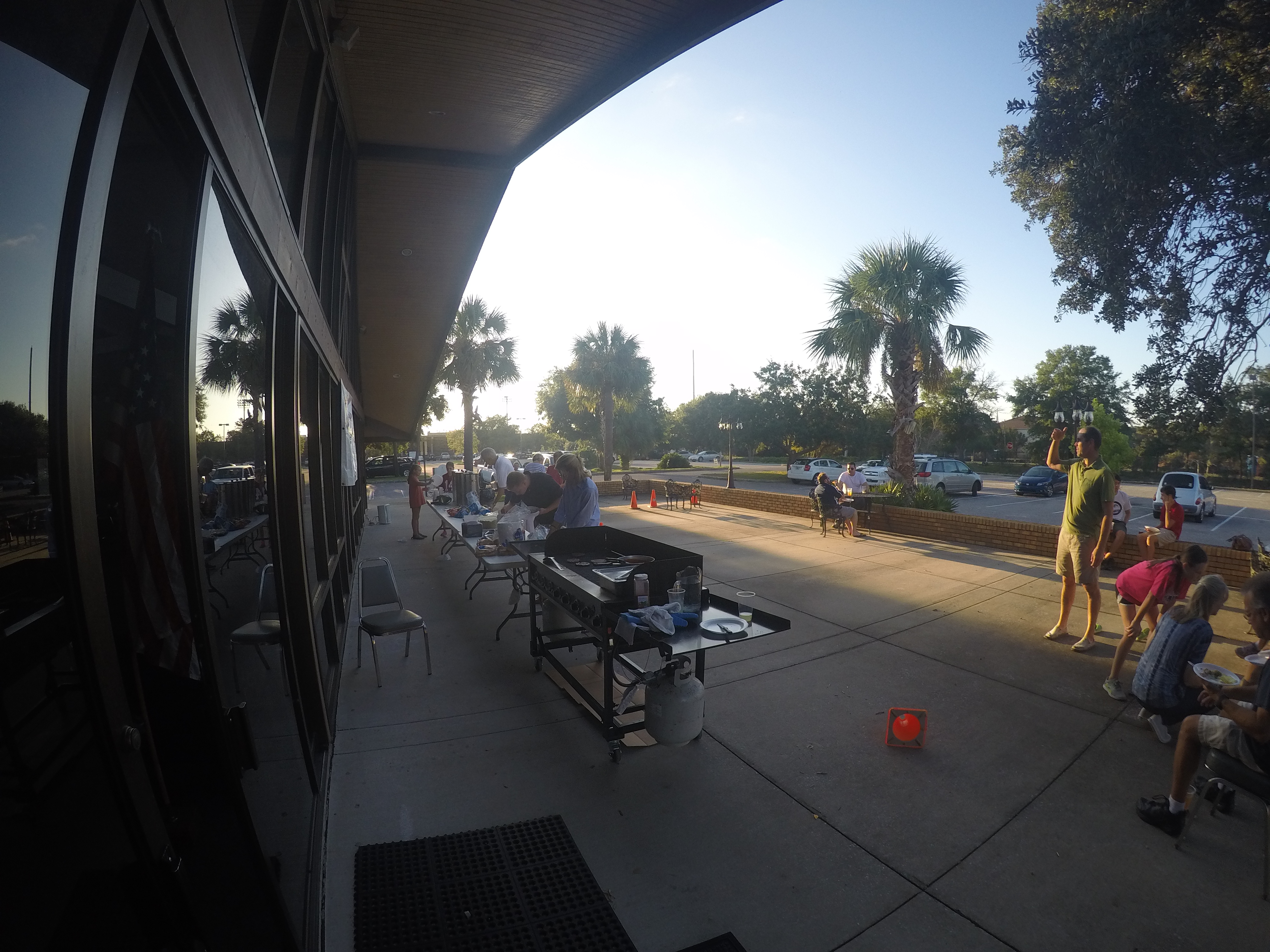 Tailgating before GBHS football game