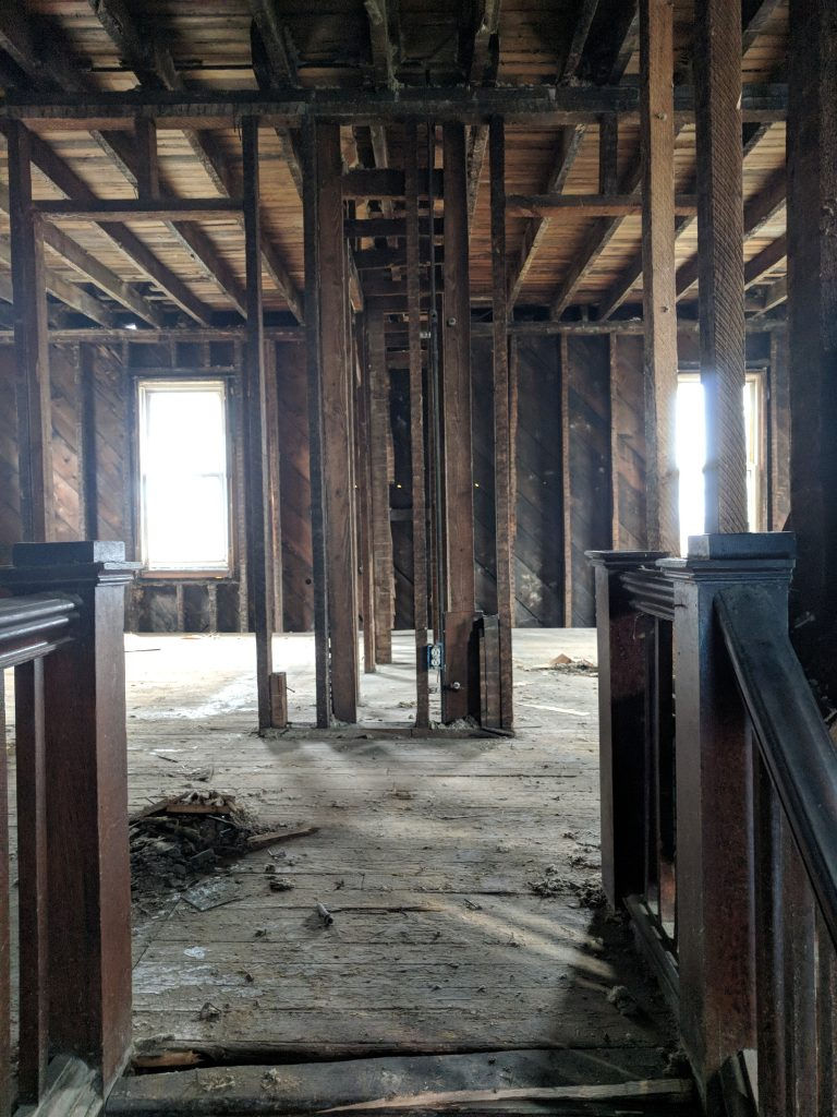 720 Court Street Upstairs New Support Beams