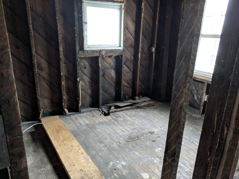 720 Court Street Kitchen Gutted