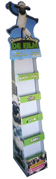 vloerdisplay voor dvd's