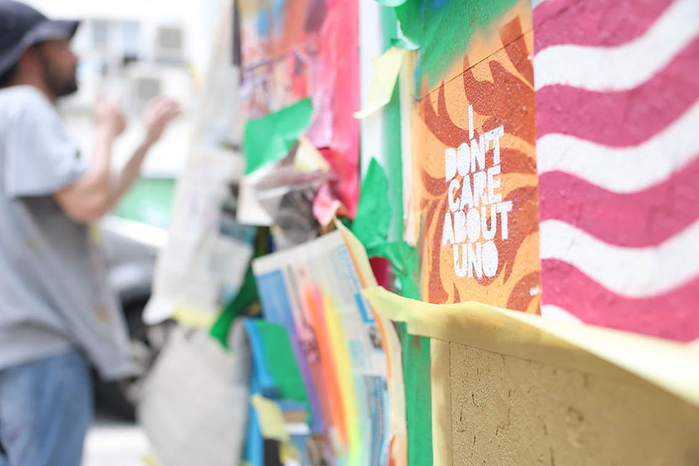 Photo of the mural Polo Stellato by UNO, created for the HKwalls Festival, is a tribute to Marco Polo and his journey from Italy to Asia.
Foto del murale Polo Stellato, realizzato dall'artista UNO per il Festival HKwalls, è un omaggio a Marco Polo e al suo viaggio dall’Italia all’Asia.