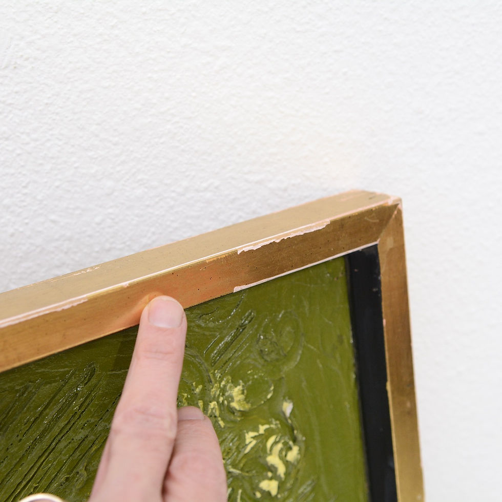 Thumbnail: Large Dramatic Impasto Painting - Van Hoople, Hillside Gallery, USA, c. 1960s