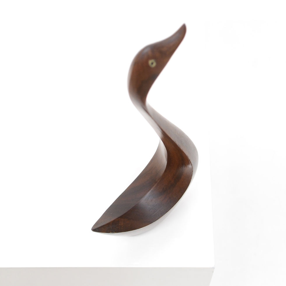 Hand Crafted Sculptural Hardwood Bird, c. 1960s