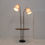 Thumbnail: Teak, Iron, & Brass Lamp Table - Sweden, c. 1950s