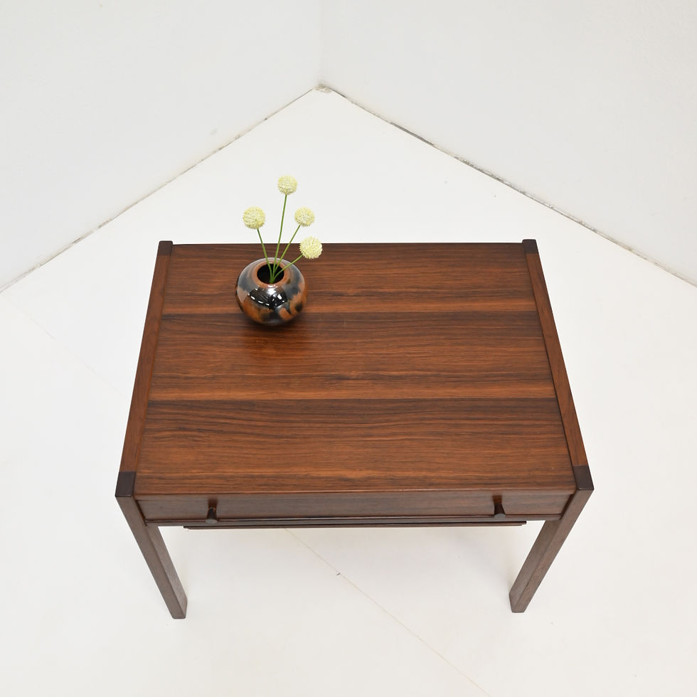 Thumbnail: Rosewood Storage Table  -  Denmark  c. 1960s