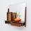 Thumbnail: Teak Wall Mirror with Shelf & Drawer, Denmark, c. 1960s