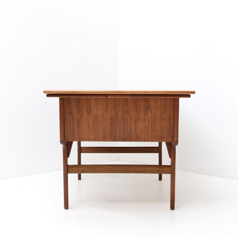 Thumbnail: Expanding Partners Desk,  Carl Aage Skov, Munch Møbler, Denmark, 1960s