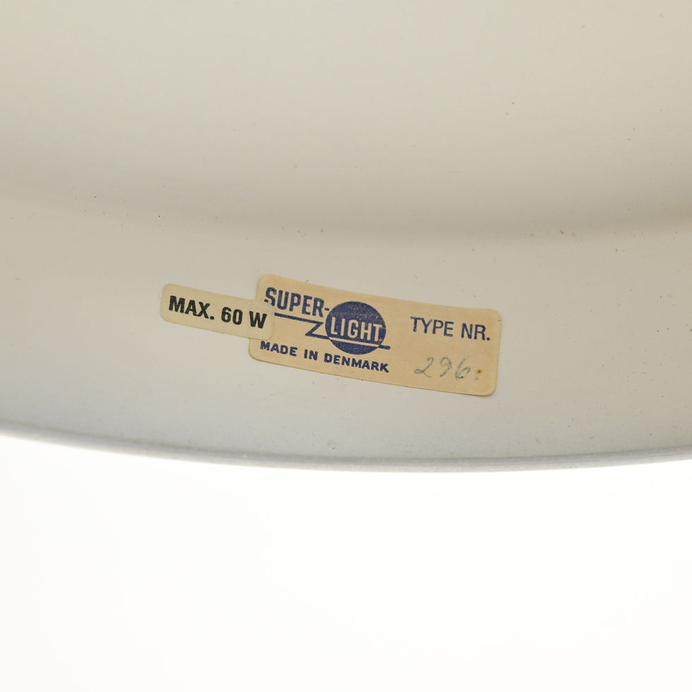 Thumbnail: "Up / Down" Pendant Lamp - Super Light - Denmark c. 1960s