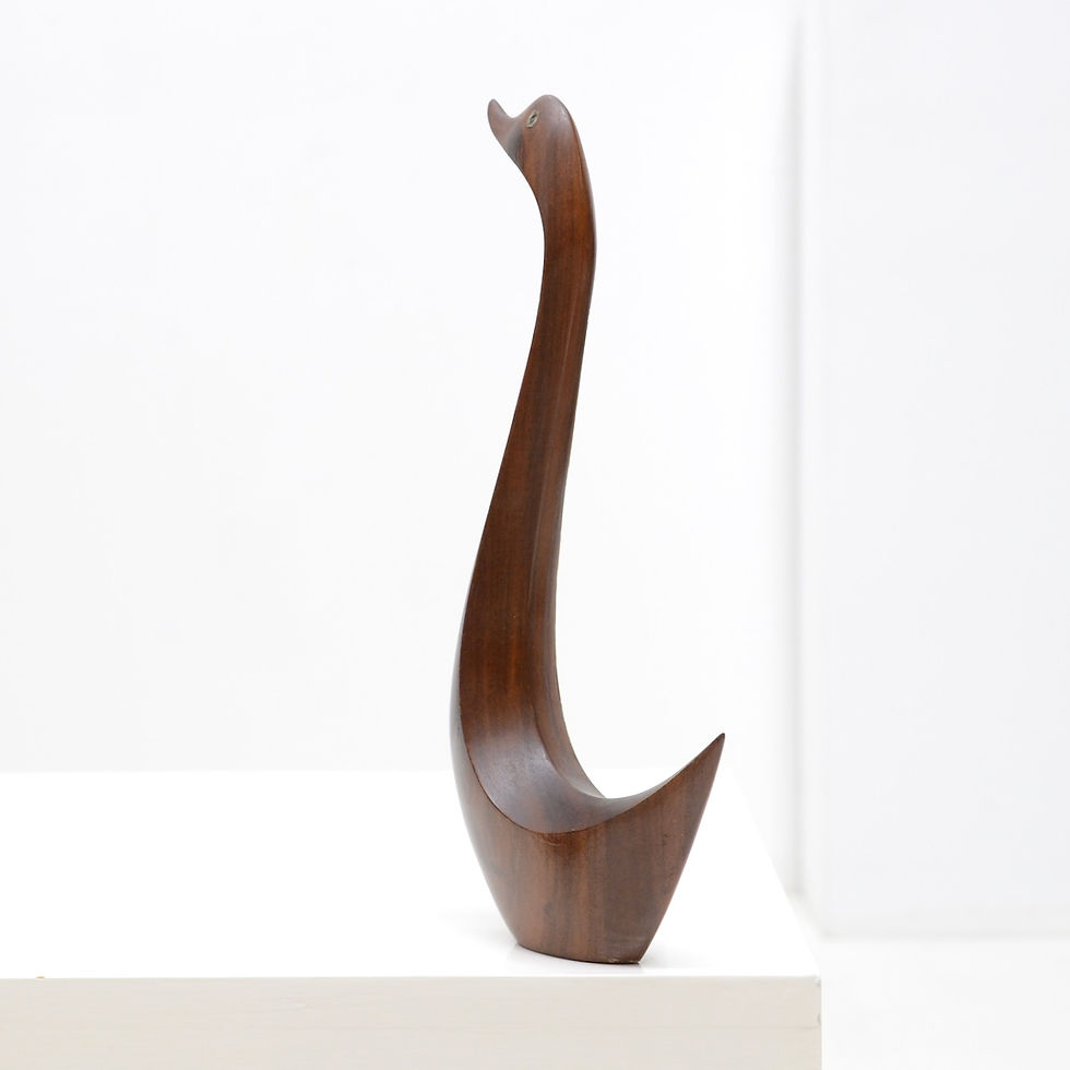 Thumbnail: Hand Crafted Sculptural Hardwood Bird, c. 1960s