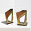 Thumbnail: Brass and Rosewood Bookends, Dayagi, Israel c. 1960s