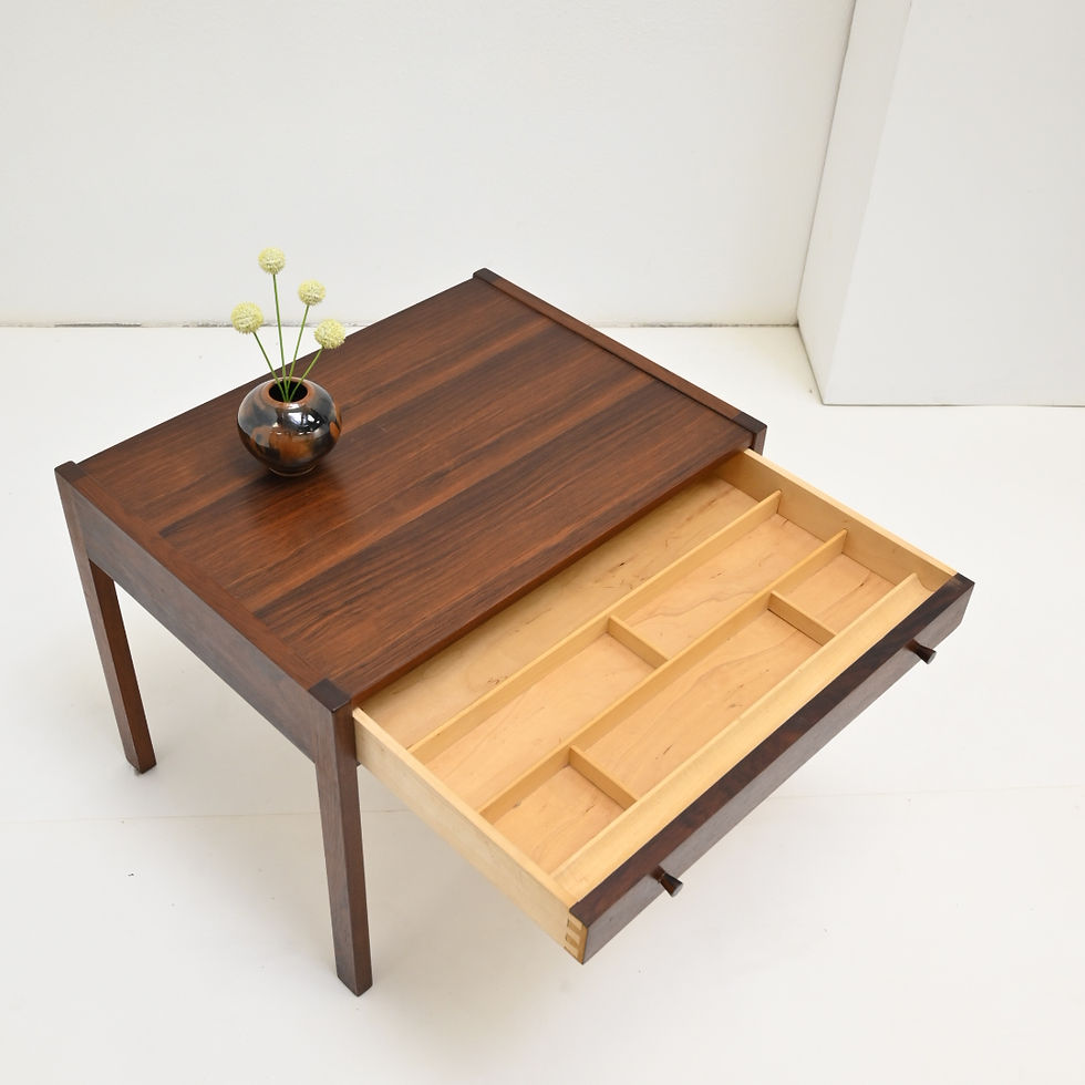 Thumbnail: Rosewood Storage Table  -  Denmark  c. 1960s