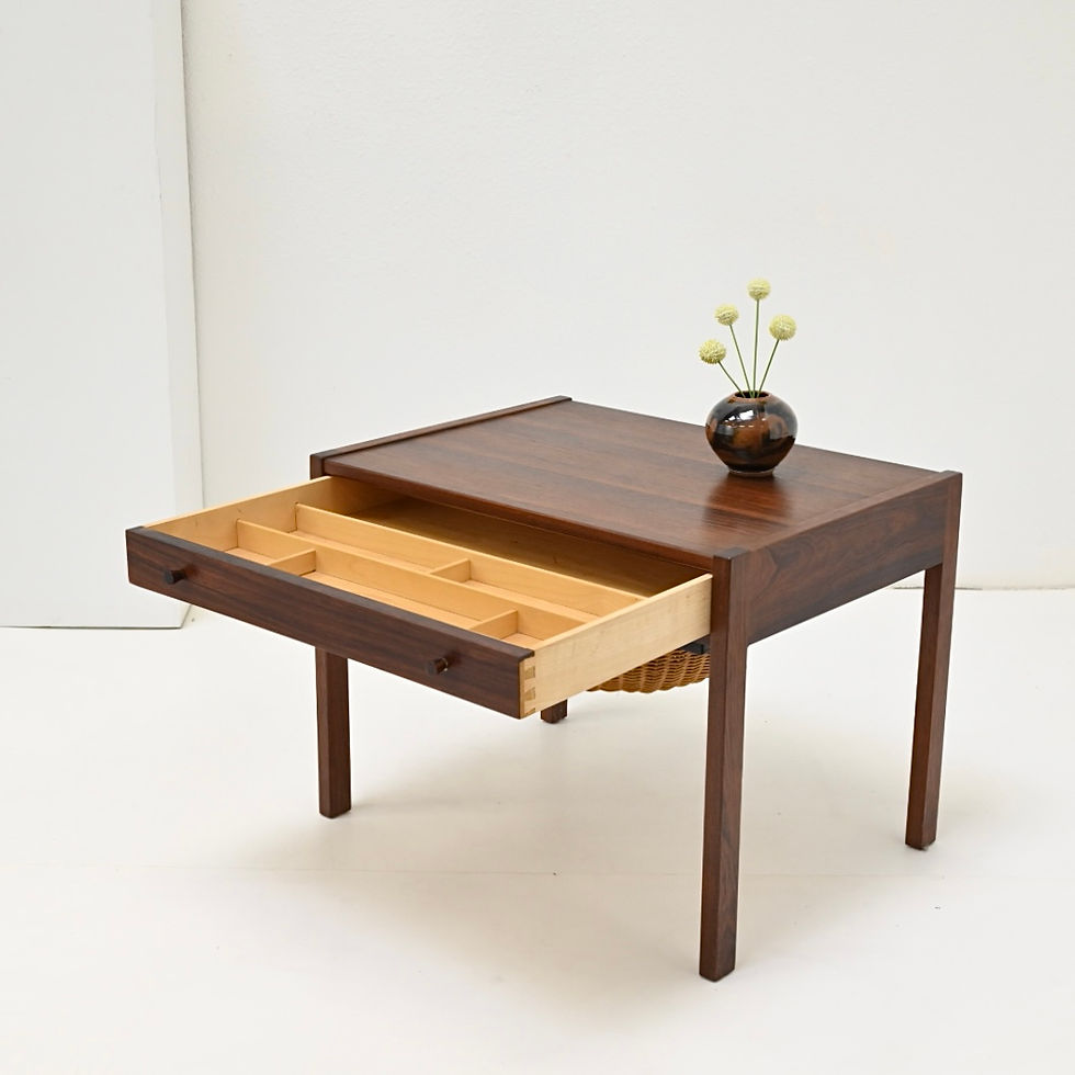 Thumbnail: Rosewood Storage Table  -  Denmark  c. 1960s